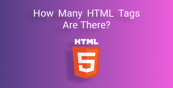 how many html tags are there